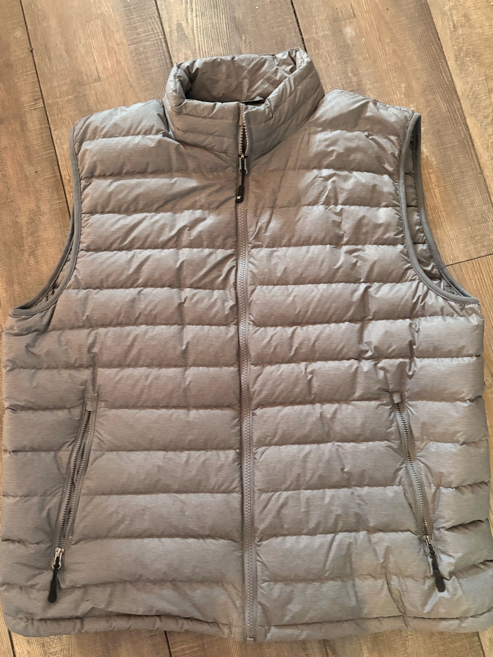 32 Degrees - Mens Quilted Vest in Gray -Size XL